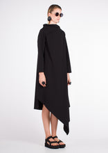 Load image into Gallery viewer, 065.031BLK -  COWL DRAPED DRESS
