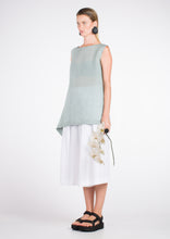 Load image into Gallery viewer, 077.100SAGE - LINEN LONG SIDED TUNIC
