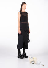 Load image into Gallery viewer, 031.011BLK - SHEER LONG TUNIC
