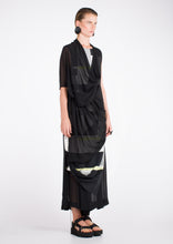 Load image into Gallery viewer, 074.011BLK - SHEER COWL WRAP TUNIC
